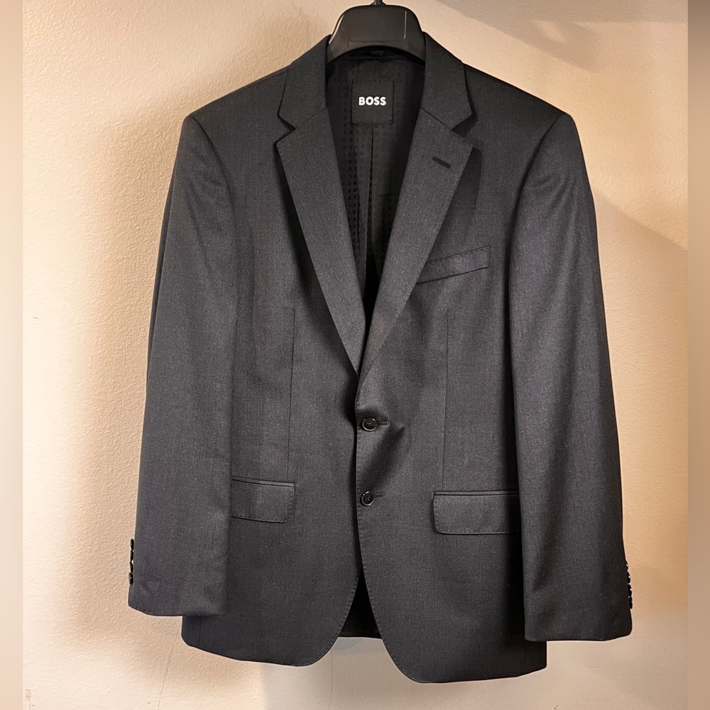 Hugo Boss Charcoal Blazer for Men